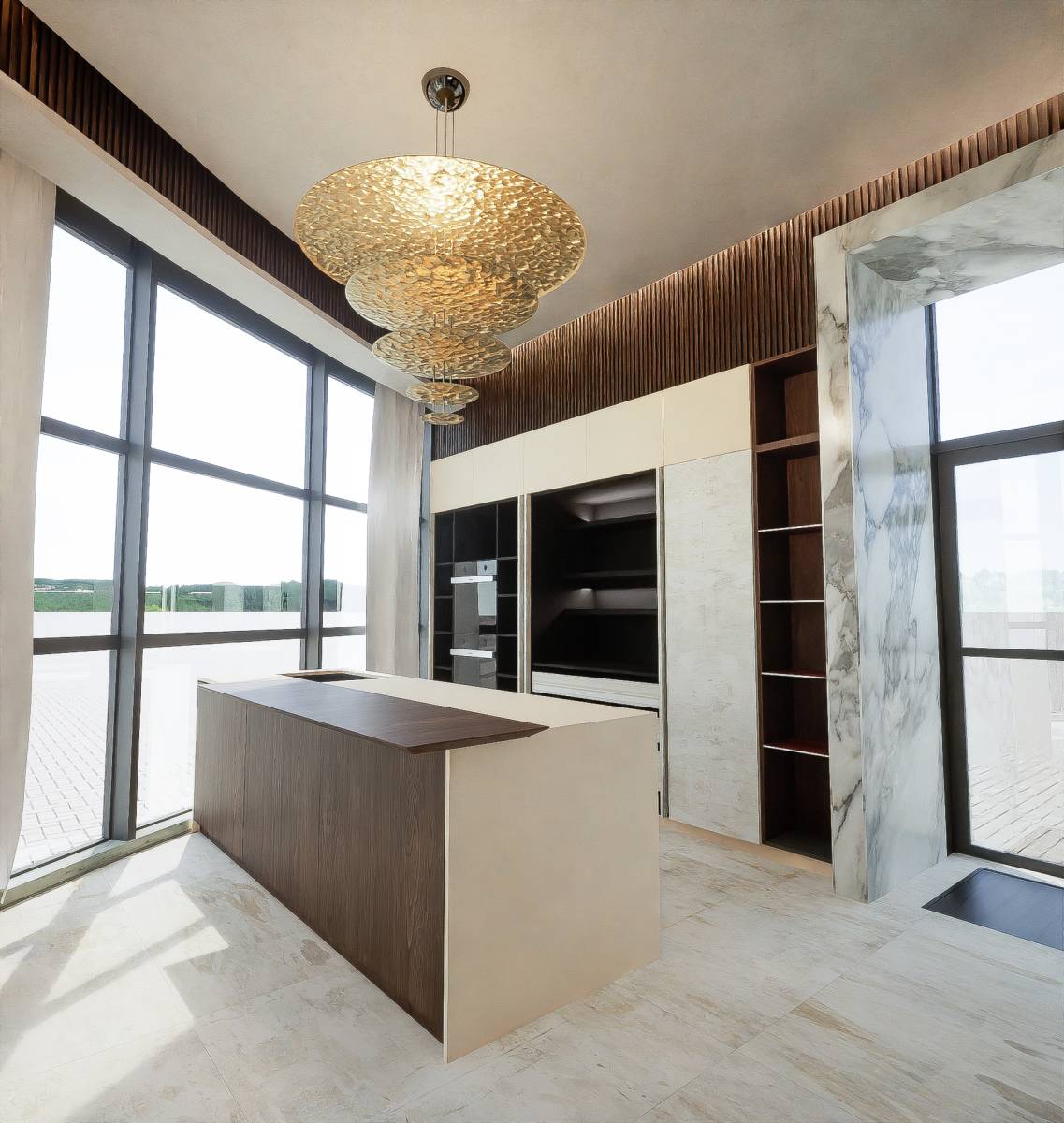 Cuisine en Noce Canaletto et Fenix beige