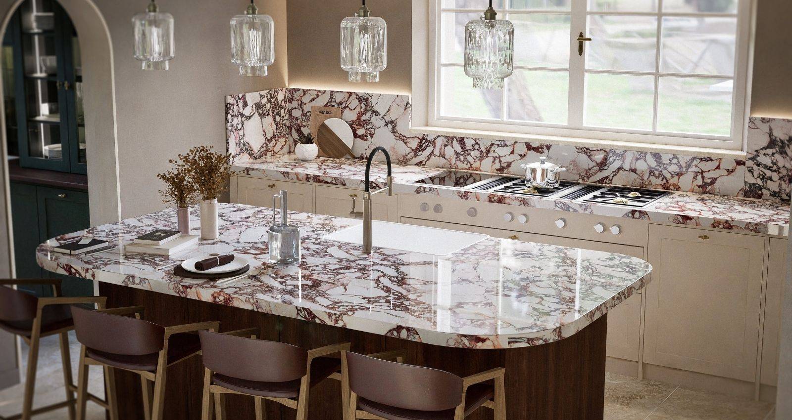 cuisine-haut-de-gamme-sur-mesure-mougins-ilot-marbre